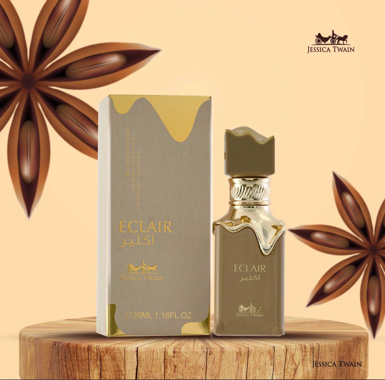 عطر ادوپرفیوم زنانه جسیکا توین مدل اکلایر حجم ۳۵ میل