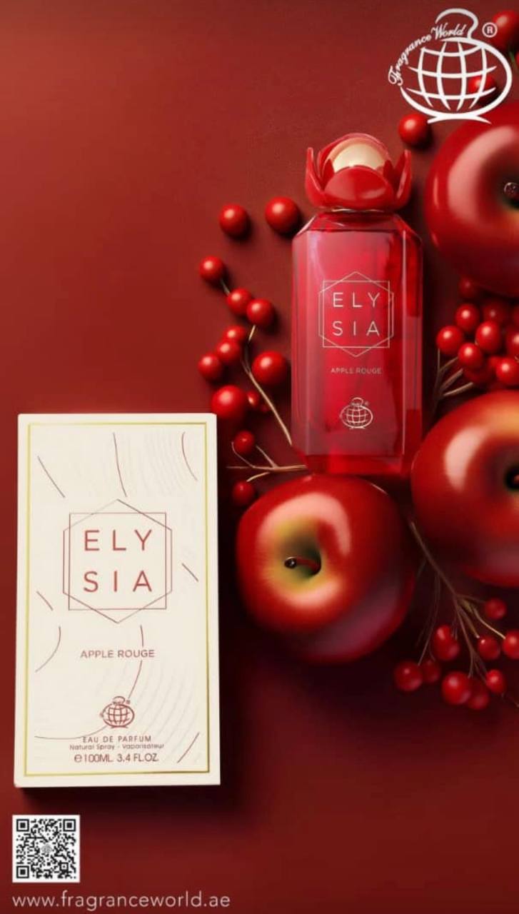 عطر ادوپرفیوم زنانه فرگرانس ورد مدل الیسیا اپل رژ حجم ۱۰۰ میل