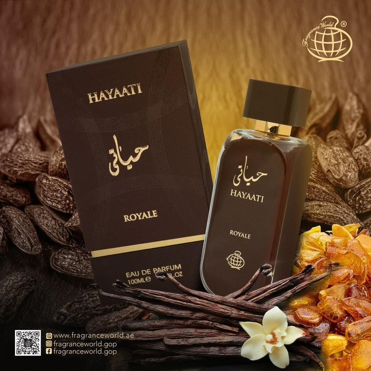 ادکلن فرگرانس ورد حیاتی رویال مشابه موصوف قهوه ای ۱۰۰میل