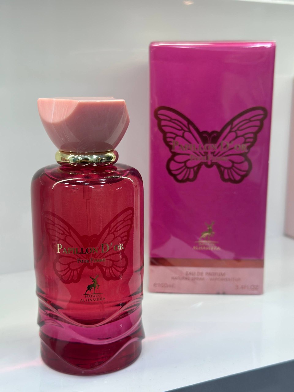 عطر ادوپرفیوم زنانه الحمبرا مدل لابومبا ۱۰۰ میل الحمبرا
